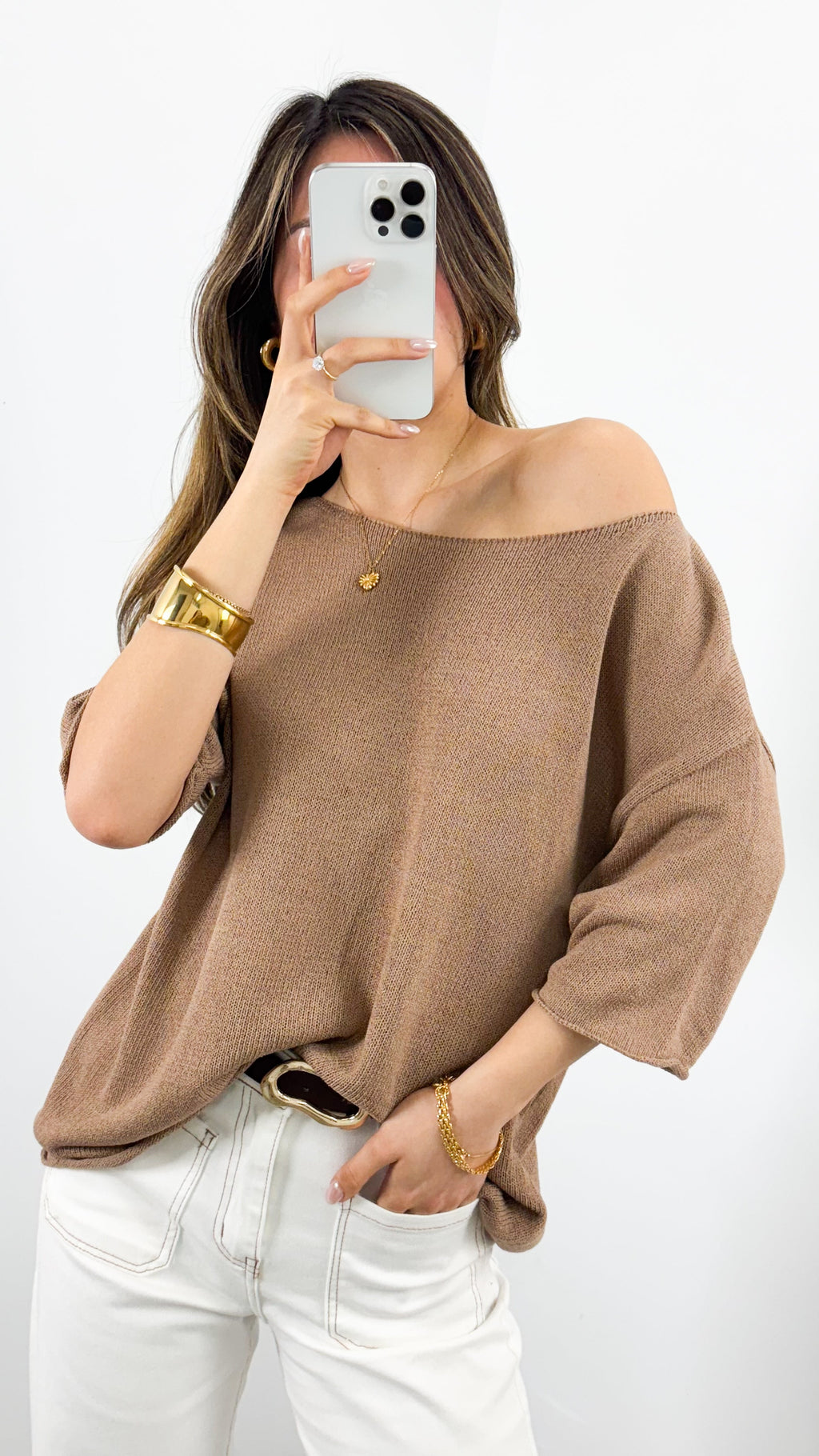GIANNA TOP - MOCHA