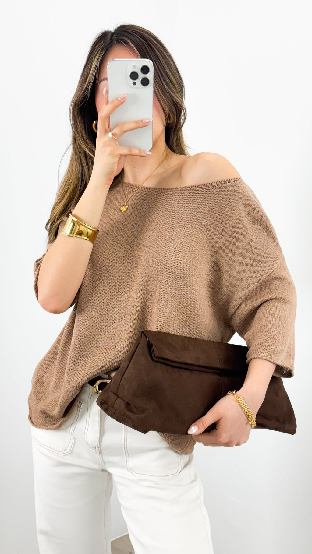 GIANNA TOP - MOCHA